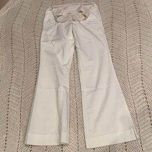 Motherhood White Maternity Pants